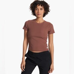 Vuori Brown Short Sleeve Tee